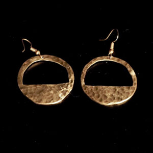 Kolczyki z brązu NOON - Zebra Store - biżuteria afrykańska (2)