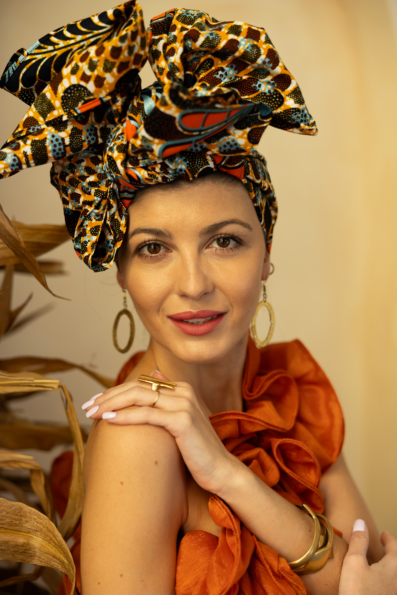 Chusta na afrykański turban CELEB - Zebra Store