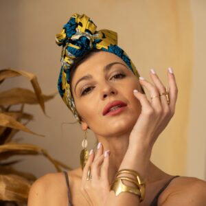 chusta na afrykański turban