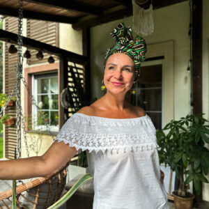 Markeba chusta na turban - Zebra Store