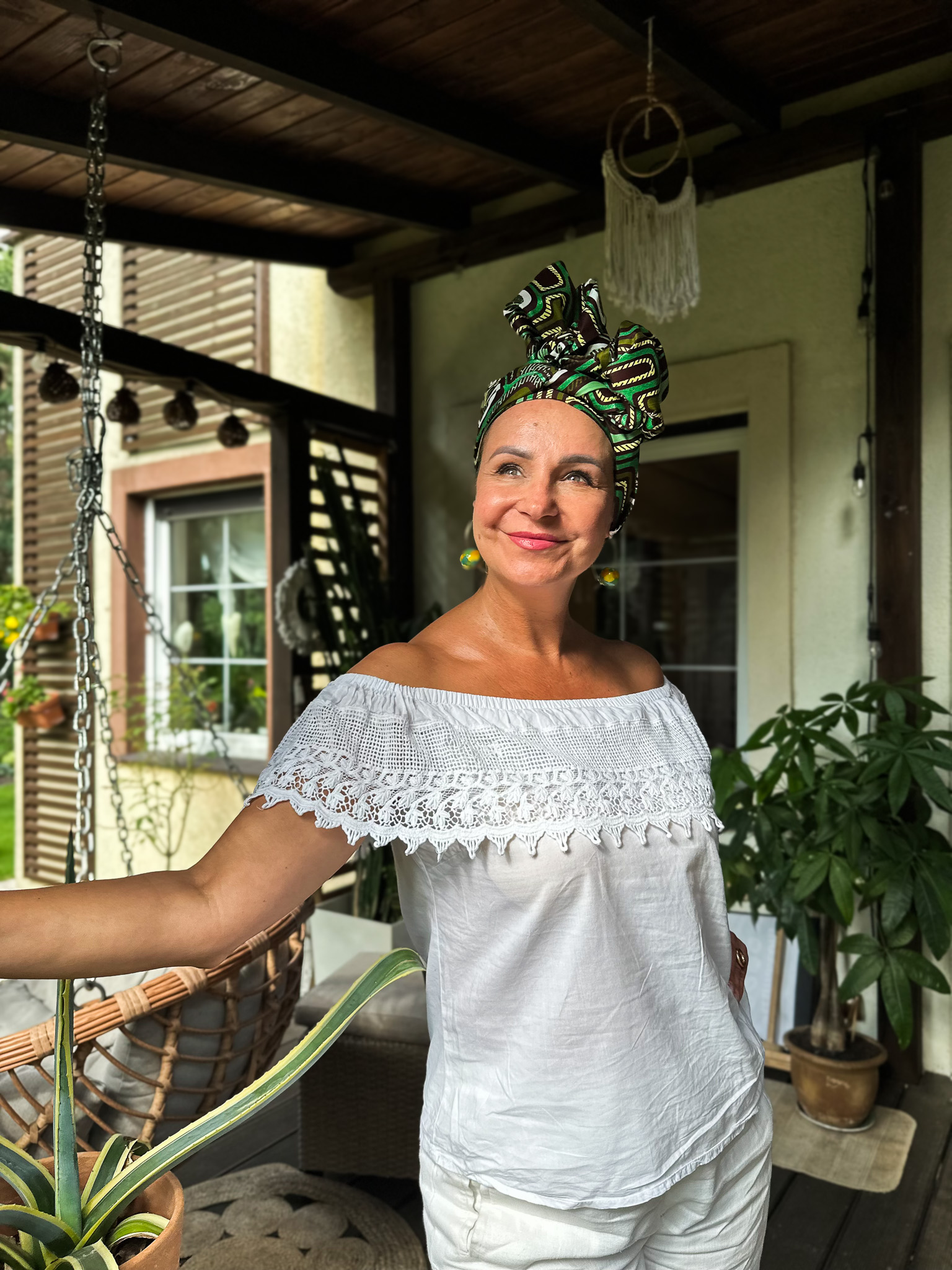 Markeba chusta na turban - Zebra Store