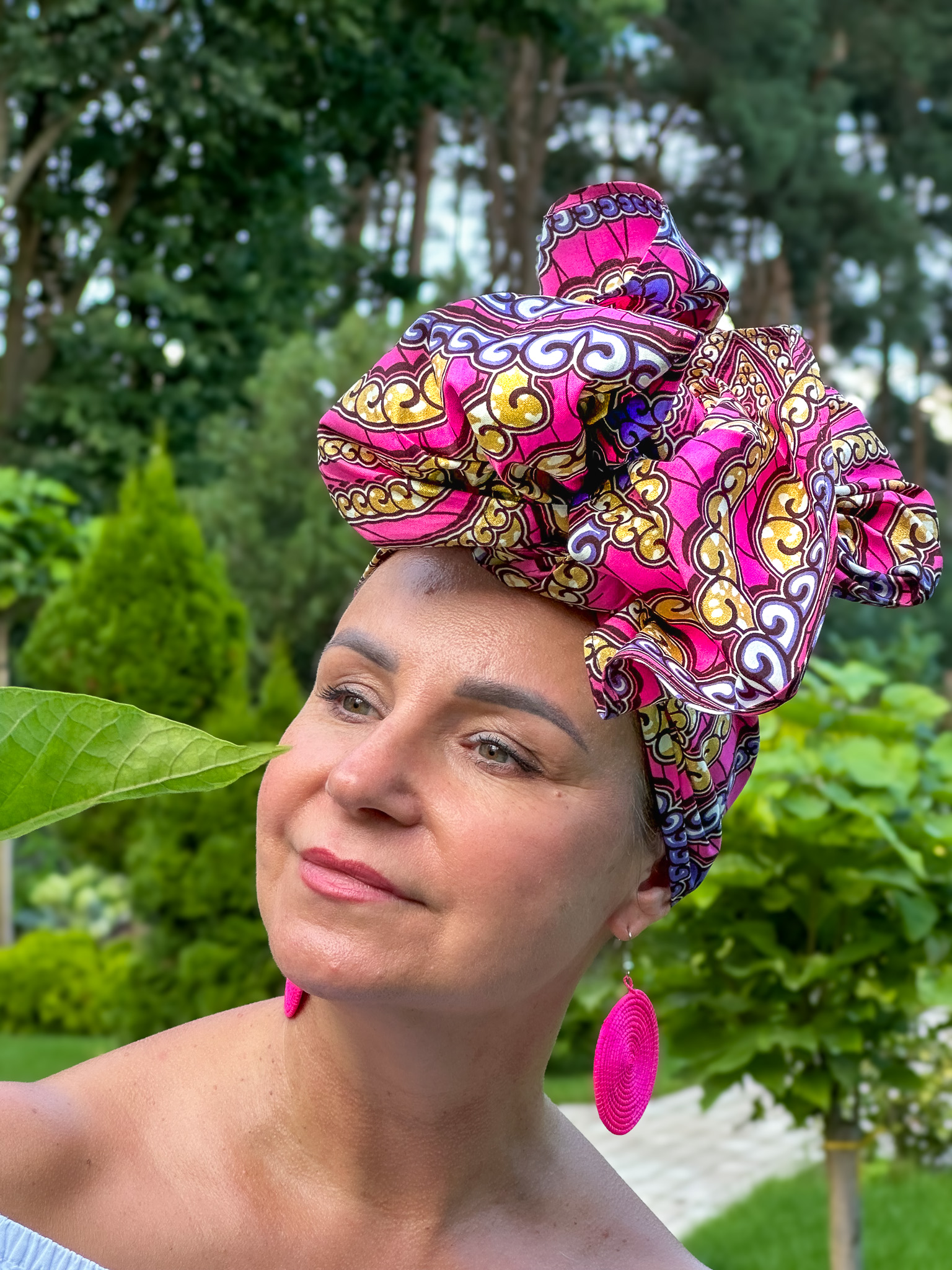 chusta na afrykański Turban Sakavalana II - Zebra Store